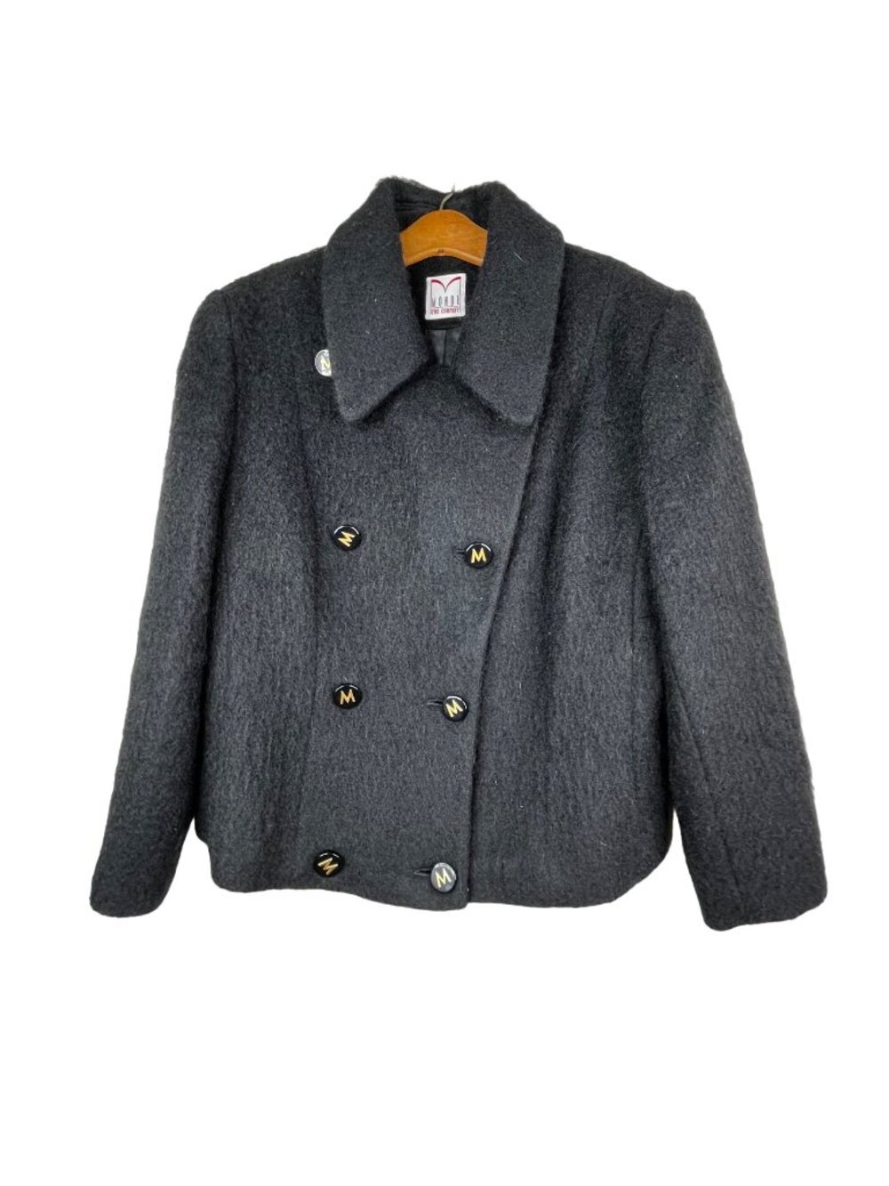 Mondi The Company Blazer Large 40 Jacket Double Breasted Mohair Wool Blend Size